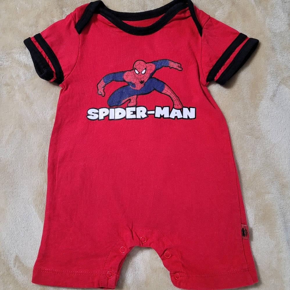 Infant Marvel Spiderman onsie 6m / 9m
